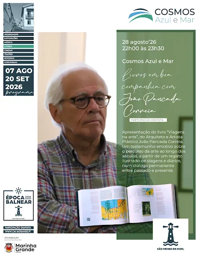 JOÃO PANCADA CORREIA APRESENTA “VIAGENS NA ARTE” EM SÃO PEDRO DE MOEL