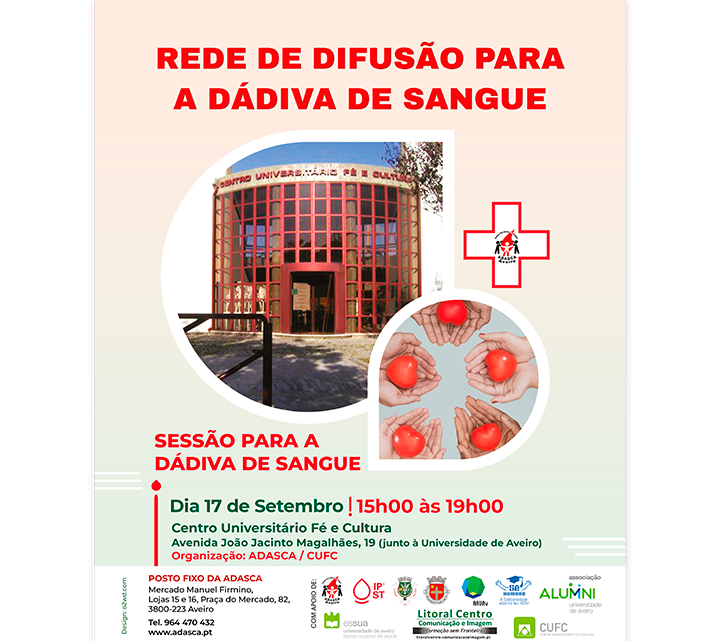ADASCA – Reservas de sangue em baixa: instituto (IPST) apela à dádiva antes ou durante as férias. Grupos A+, A -, O+ e O-
