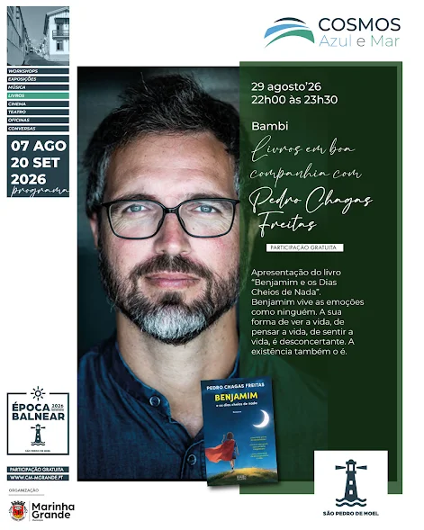 PEDRO CHAGAS FREITAS APRESENTA NOVO LIVRO EM SÃO PEDRO DE MOEL