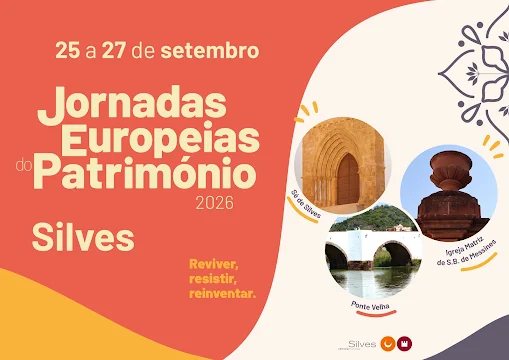 MUNICÍPIO DE SILVES ASSOCIA-SE ÀS JORNADAS EUROPEIAS DO PATRIMÓNIO COM PROGRAMA ESPECIAL, DE 25 A 27 DE SETEMBRO