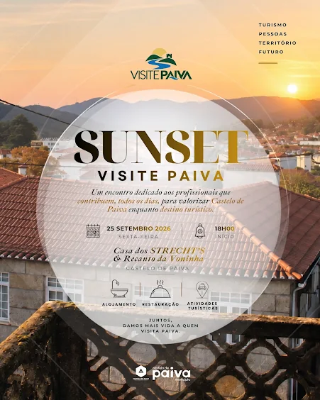 COM A PRESENÇA DO CHEF RENATO CUNHA ASSOCIAÇÃO COMERCIAL E INDUSTRIAL DE CASTELO DE PAIVA APRESENTA PLATAFORMA “VISITE PAIVA “