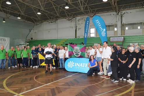 40 equipas a competir no Pavilhão Municipal. CASTELO DE PAIVA ACO LHE DA LIGA BOCCIA S É U 6ª ETA NIOR INATEL / P PA ORTO
