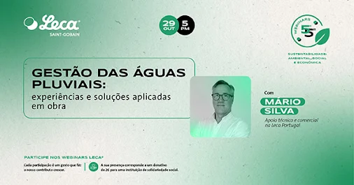 Gestão das águas pluviais: experiências e soluções aplicadas em obra