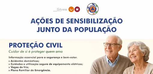 PROTEÇÃO CIVIL MUNICIPAL DE SILVES PROMOVE AÇÕES DE SENSIBILIZAÇÃO JUNTO DA POPULAÇÃO