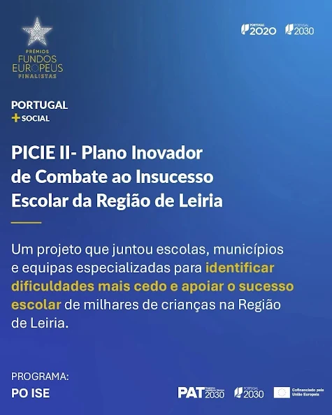 Marinha Grande | PICIE II NOS PRÉMIOS DOS FUNDOS EUROPEUS