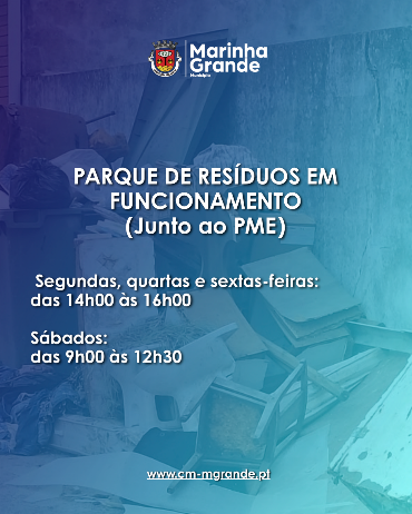 Marinha Grande | PARQUE DE RESÍDUOS EM FUNCIONAMENTO