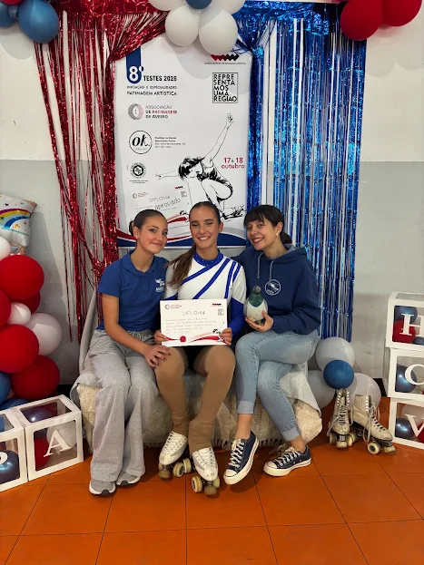 Patinagem Artística: Atletas da ASSSCC participaram nos Testes da Associação de Patinagem de Aveiro