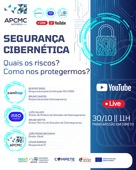 LIVE | Segurança Cibernética || 30 de outubro, às 11h00